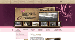 Desktop Screenshot of jardinefuneralhome.com