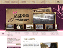 Tablet Screenshot of jardinefuneralhome.com